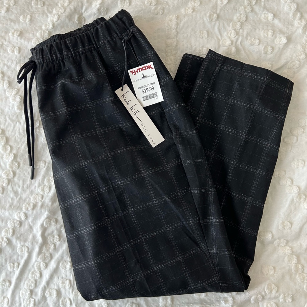 Nicole Miller New York Plaid Dress Pants